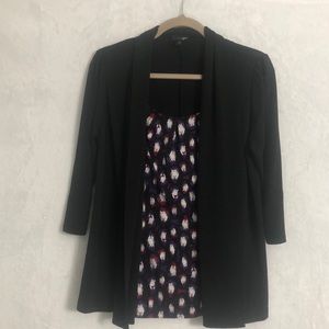 East 5th cardigan with built in top black M
